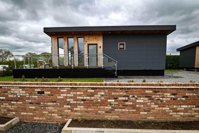 One of the new residential park homes designed and made in Yorkshire by the Smith family