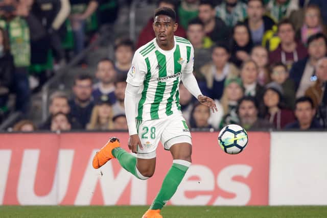 Junior Firpo playing for Real Betis (Picture: Jeroen Meuwsen/Soccrates/Getty Images)