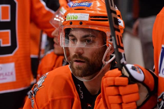 John Armstrong is back with Sheffield Steelers for the 2021-22 Elite League season. Picture by Dean Woolley.