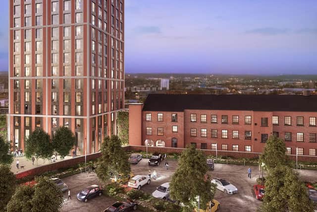 The building is set to be one of the tallest in Yorkshire