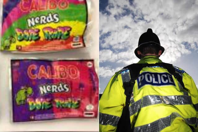 Police have issued a warning to parents after drug-laced sweets were seized during a police raid. Photo: West Yorkshire Police