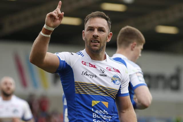 BACK IN THE GAME: Leeds Rhinos' Luke Gale. Picture by Ed Sykes/SWpix.com