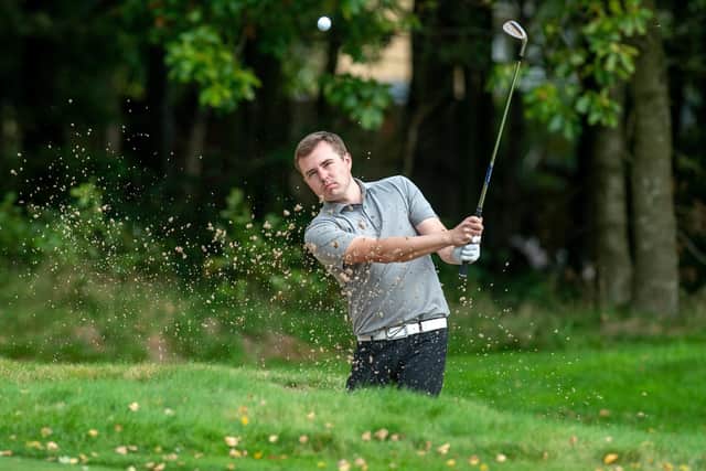 HITTING FORM: Leeds golfer Ben Hutchinson. Picture: Bruce Rollinson.
