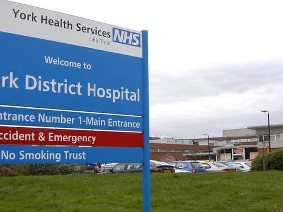 York Hospital is seeing increasing numbers of patients – particularly children – with respiratory illnesses coming into A&E