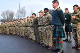 Soliders from Catterick Garrison. Picture: Gary Longbottom.