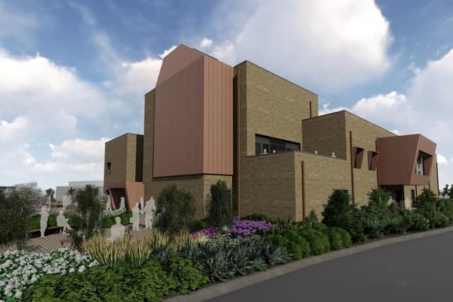 Pictured, an artist impression of the new £45m research centre at the University of York, which will open later this year and aims to place the city at the forefront of research to help tackle some of the biggest societal challenges. Photo credit: Cottam Associates