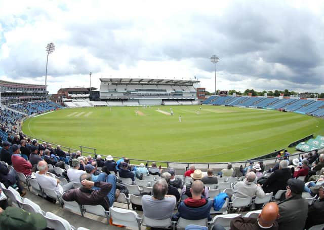 STAND EASY: Fans watch Yorkshire take on Hampshire at Headingley. Picture by Ash Allen/SWpix.com