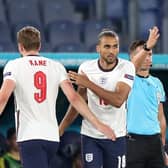 Impact player: Dominic Calvert-Lewin came on for Harry Kane in the quarter-final in Rome. Will he do so again? (Picture: Nick Potts/PA)