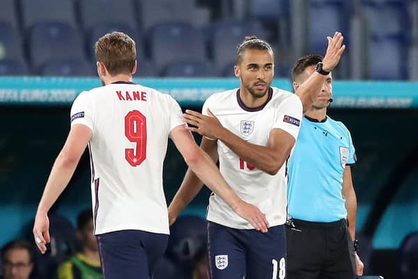 Impact player: Dominic Calvert-Lewin came on for Harry Kane in the quarter-final in Rome. Will he do so again? (Picture: Nick Potts/PA)