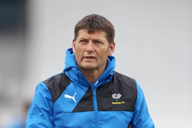 Yorkshire’s director of cricket Martyn Moxon. Picture:  Mike Egerton/PA