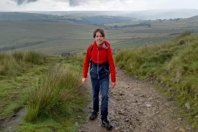 Jude Walker is planning to walk from Hebden Bridge to Westminster to raise awareness of a petition calling for taxes on companies emitting greenhouse gases