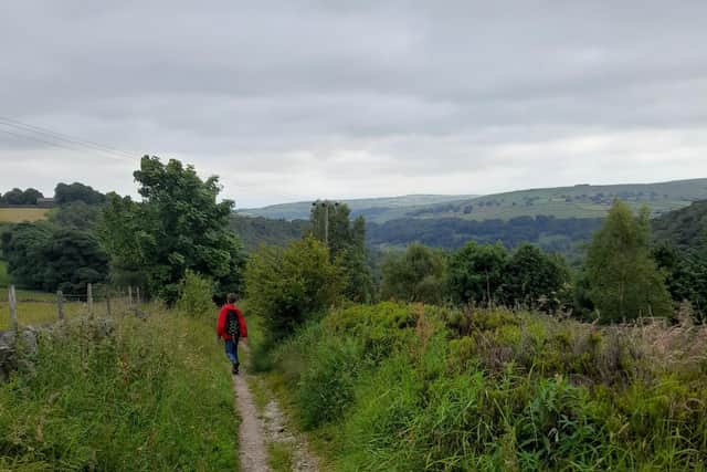 Jude Walker is planning to walk from Hebden Bridge to Westminster to raise awareness of a petition calling for taxes on companies emitting greenhouse gases