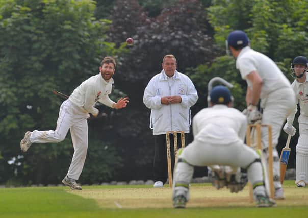 Stephen Brown, who took two wickets in Otley's win over Aire Wharfe Division 1 rivals Rawdon. Picture: Steve Riding.