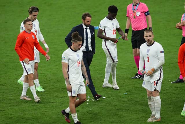 DISAPPOINTMENT: A dejected Gareth Southgate at full-time
