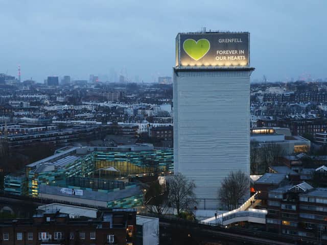 Grenfell Tower. Photo by Hollie Adams/Getty Images.