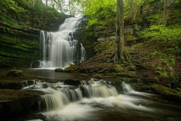 Scaeber Force above Settle in full flow after the recent heavy rain.
Picture: Bruce Rollinson. Technical details: Nikon D6, 17-35mm Nikkor Lens, 1 sec @f8, 100 iso.