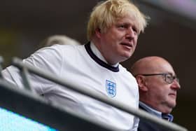 Prime Minister Boris Johnson during the UEFA Euro 2020 Final at Wembley Stadium, London. Picture: Mike Egerton/PA Wire