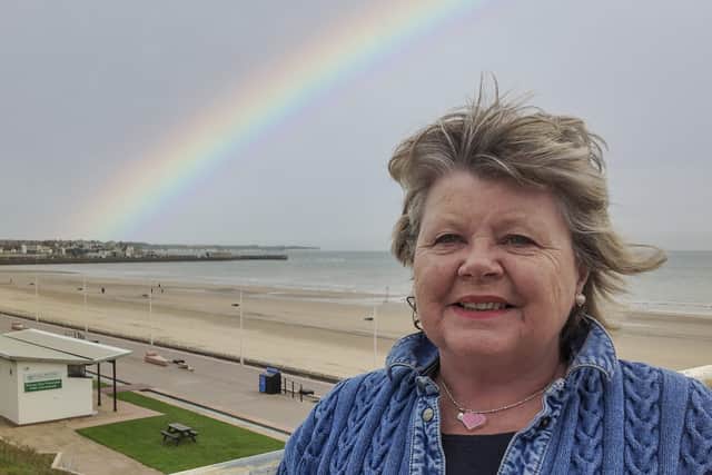 Botanical Illustrator Mally Francis in Bridlington. Picture: Charles Francis.