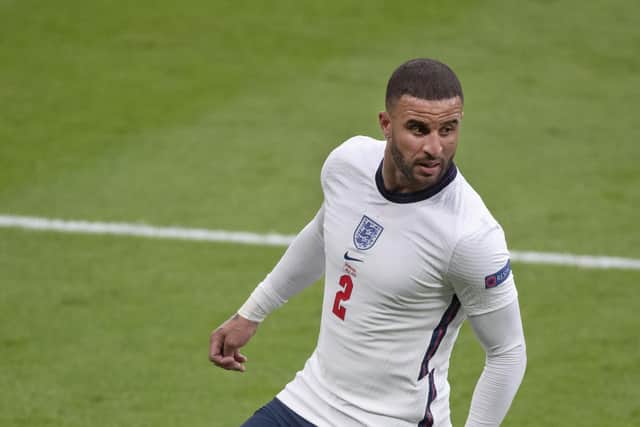 Selected - Kyle Walker of England in action during the UEFA Euro 2020 Championship semi-final match between England and Denmark. (Picture: Visionhausl/Getty Images)