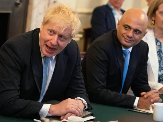 Boris Johnson and Sajid Javid pictured in 2019. Picture: Aaron Chown/PA Wire