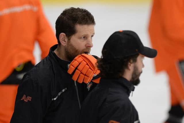 INCOMING: Aaron Fox, Sheffield Steelers head coach, believes Davey Phillips and Sam Jones will again prove key additions. Picture courtesy of Dean Woolley.