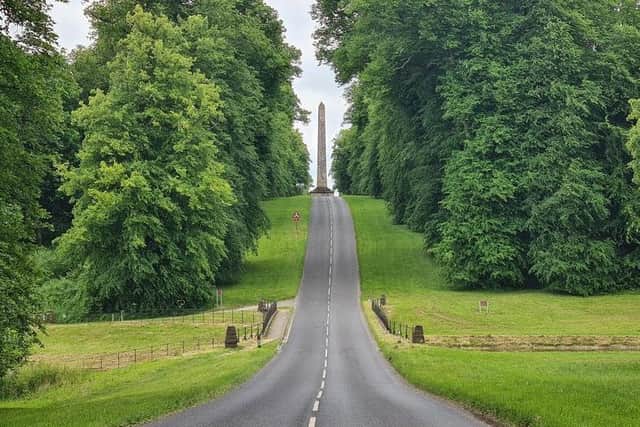 The approach to Castle Howard