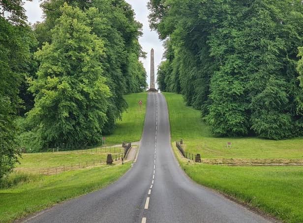 The approach to Castle Howard