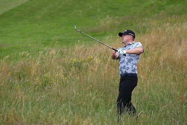 Howley Hall's Ben Hutchinson playing a practice round (Picture: Getty Images)