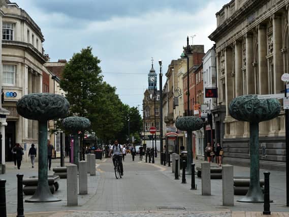 Doncaster town centre. Picture: Jonathan Gawthorpe