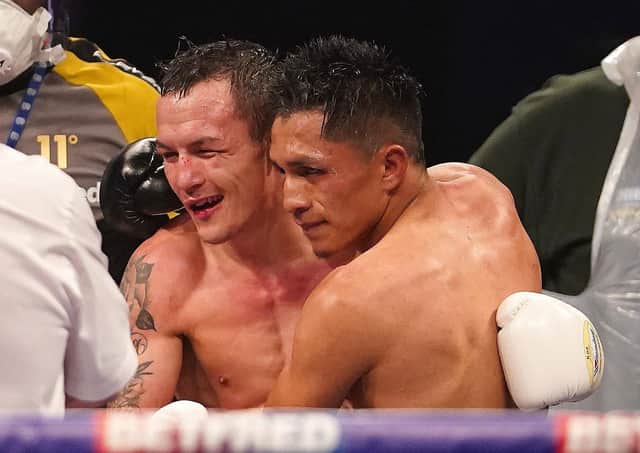 Josh Warrington lost for the first time against Mauricio Lara (Picture: Mark Robinson)