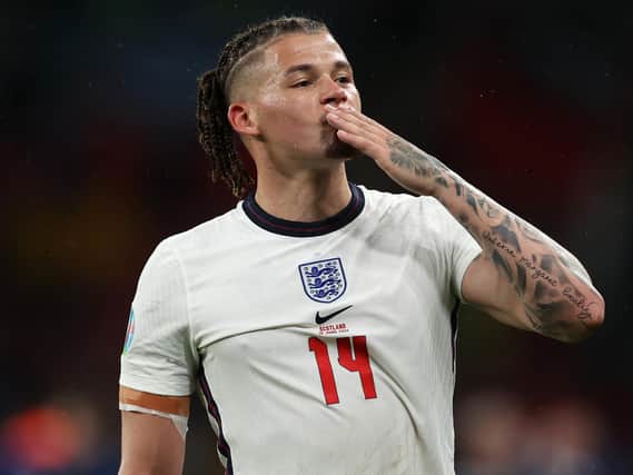 Leeds United and England player Kalvin Phillips. Photo by Eddie Keogh for the FA/The FA via Getty Image.