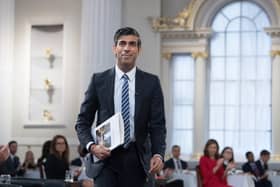 Chancellor of the Exchequer Rishi Sunak arrives to deliver his 'Mansion House' speech at the Financial and Professional Services Address, previously known as the Bankers dinner, at Mansion House in the City of London on July 1, 2021. Picture: Stefan Rousseau/PA