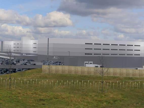 An artist's impression of the proposed warehouse