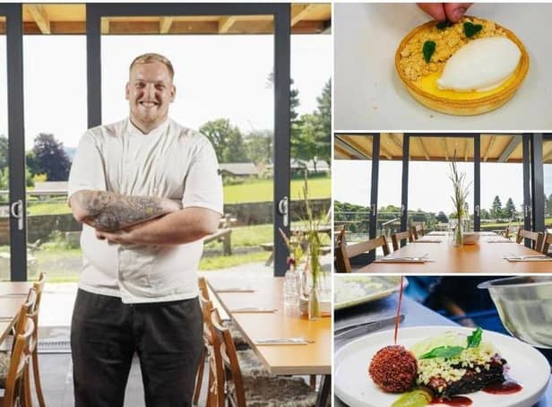 The new restaurant at Whirlow Hall Farm is set to open today, with Luke Rhodes (pictured) as head chef