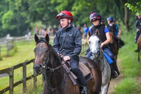 Star Attraction: Paul Hanagan on Richard Fahey’s Perfect Power – the pair won the Norfolk Stakes at Royal Ascot last month. Picture: Hannah Ali