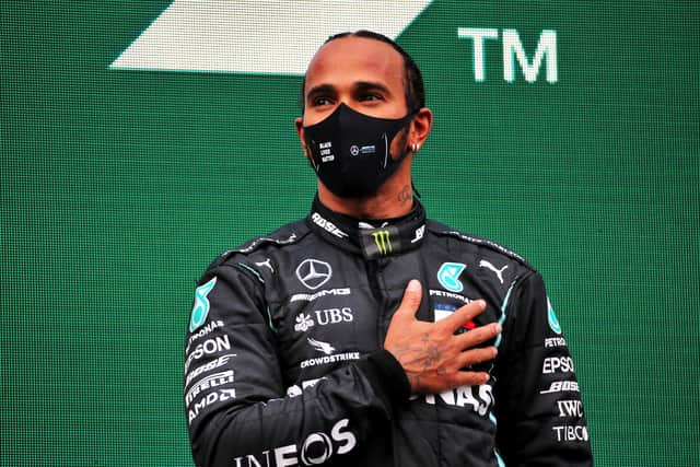 LEWIS HAMILTON: The seven-time world champion recently signed a new deal with Mercedes. Picture: PA Wire.