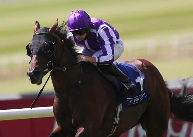 Grand order: Aidan O’Brien’s Order of Australia wins the Group Two Minstrel Stakes under Ryan Moore at the Curragh yesterday Picture:  Getty Brian Lawless/PA Wire.