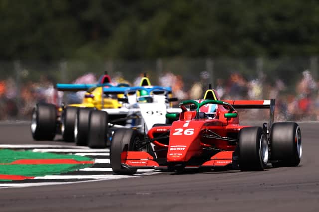 Sarah Moore (no 26) drives during the W Series Round 3 race at Silverstone. Picture: Lars Baron/Getty Images