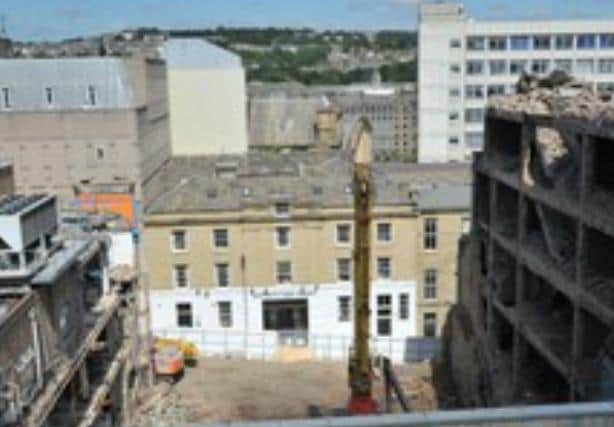 The clearance of the buildings will open up Picadilly in Bradford