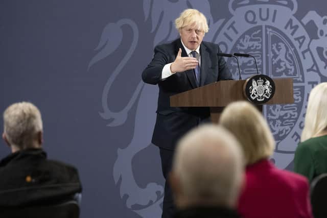 Boris Johnson delivered a policy speech on 'levelling up' in Coventry last week.