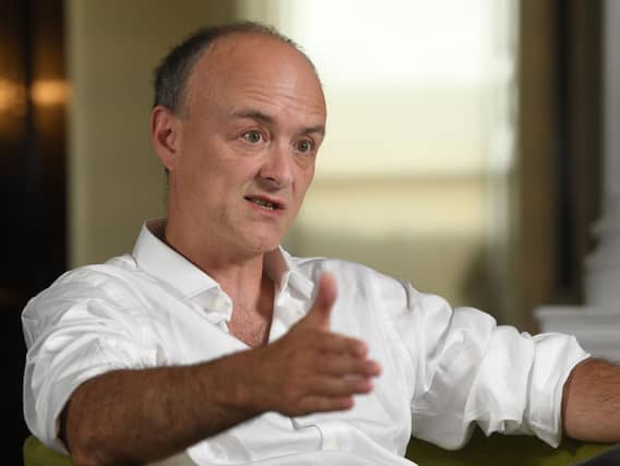 Dominic Cummings, during an interview with Laura Kuenssberg, which will be broadcast ion BBC 2 at 7pm on July 20th.