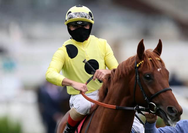 Jockey Andrea Atzeni expects a bold show from Juan Elcano in this weekend's Sky Bet York Stakes.