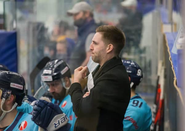 Sheffield Steeldogs' head coach, Greg Wood. Picture courtesy of Andy Bourke/Podium Prints.