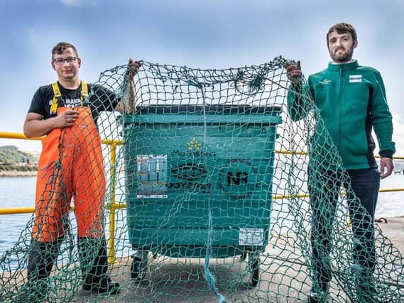Morrisons said it is the first and only supermarket to back a scheme which aims to tackle "ghost fishing gear" in British waters