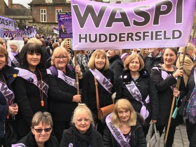 Library image of WASPI campaigners Picture; The WASPI Campaign