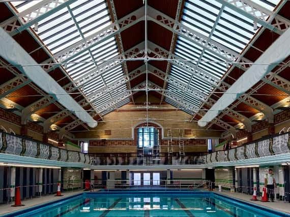 Hull's oldest working baths are due to reopen in August  Picture: Hodson Architects
