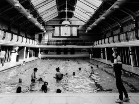 Archive pic of the baths in March 1994