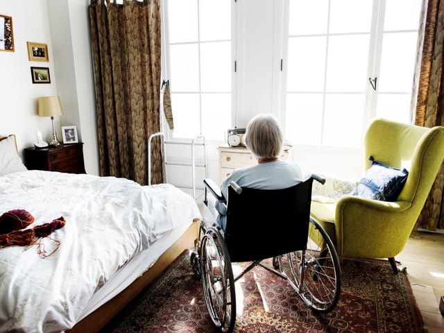 A care home resident (Adobe stock image)