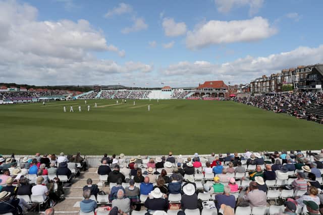 IT'S BEEN A WHILE: Scarborough's North Marine Road ground hasn't hosted a Yorkshire game since August 2019. Picture by Richard Sellers/SWpix.com -