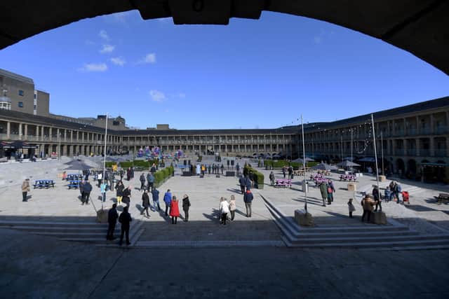 The Piece Hall in Yorkshire is one of Yorkshire's architectural gems.